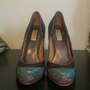 Bartley Mischka Sequin Heels